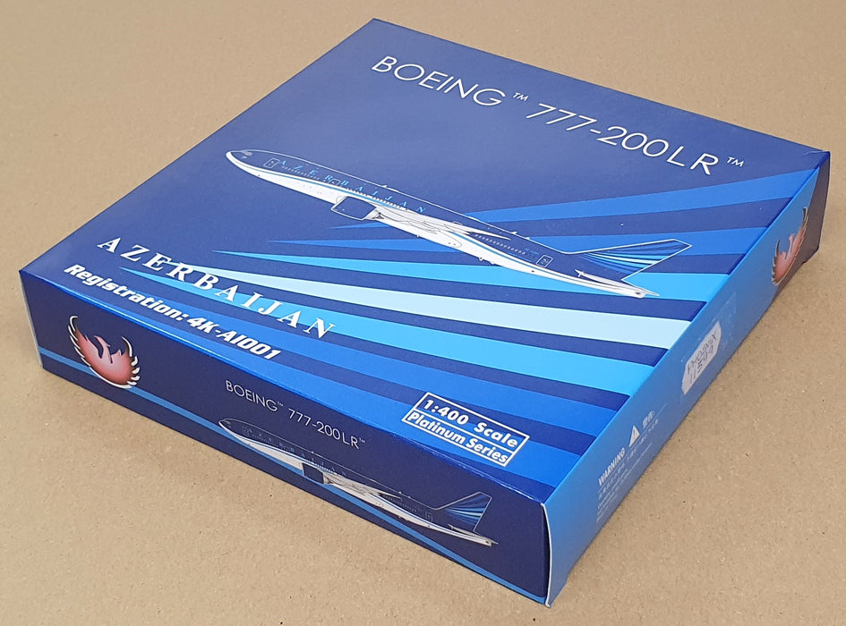 Phoenix 1/400 Scale 11599 - Boeing 777-200LR Aircraft Azerbaijan 4K-AI001