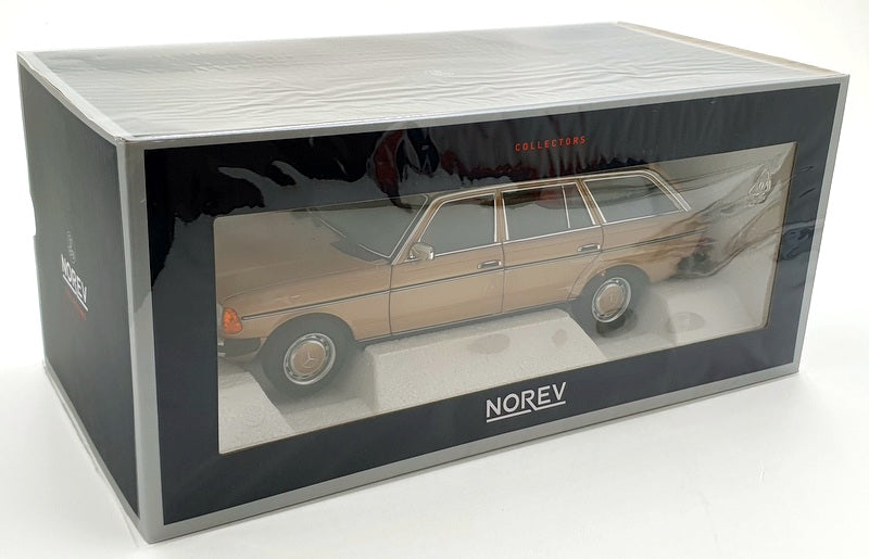 Norev 1/18 Scale Diecast 183738 - Mercedes-Benz 200 T 1982 - Metallic Gold