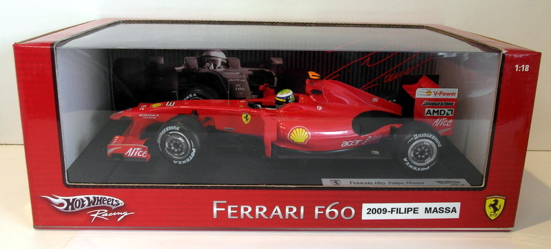 Hot Wheels 1/18 Scale diecast - P9966 Ferrari F60 2009 Fillipe Massa #3