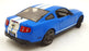 Greenlight 1/18 Scale Diecast 16126J - 2010 Ford Shleby GT500 - Blue/White