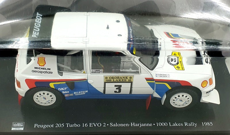 Hachette 1/24 Scale G113U015 - Peugeot 205 Turbo 16 EVO 2 1000 Lakes 1985