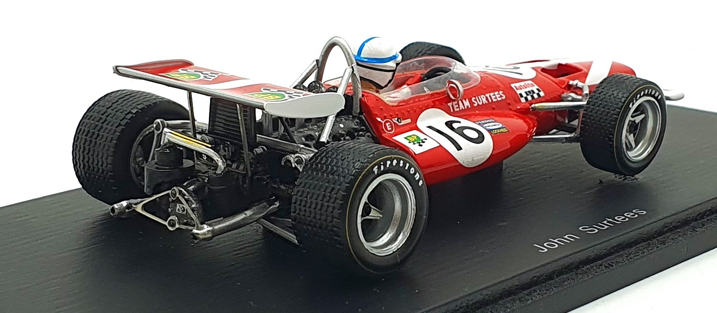 Spark 1/43 Scale S3134 - McLaren M7C #16 6th Dutch GP 1970 - Surtees