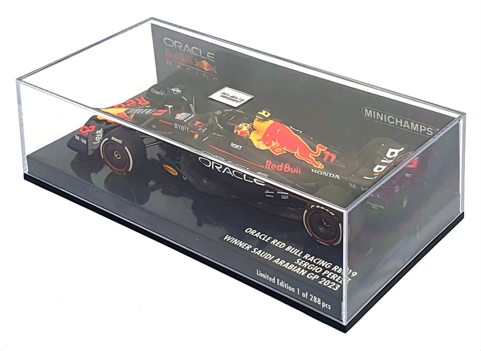Minichamps 1/43 417 230311 - F1 Red Bull RB19 Winner Saudi Arabian GP 2023 Perez