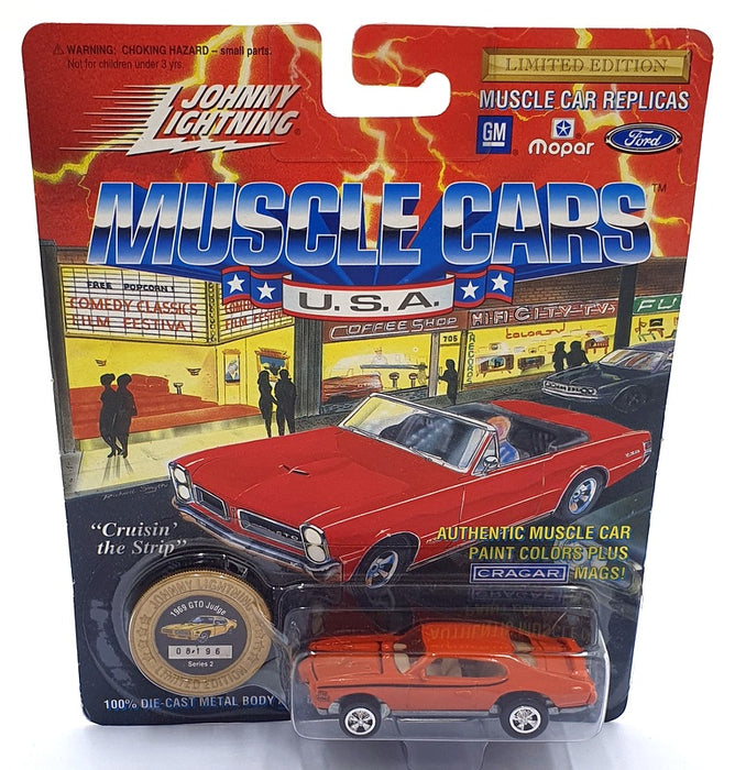 Johnny Lightning 1/64 Scale 200-120 - Muscle Cars 1969 Pontiac GTO Judge Orange