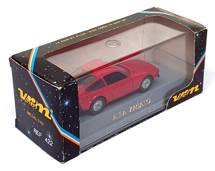 Verem 1/43 Scale Diecast 422 - Alfa Romeo Zagato - Red