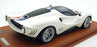 Peako 1/18 Scale Resin 83803 - De Tomaso P72 Le Mans - Gloss White With Stripes