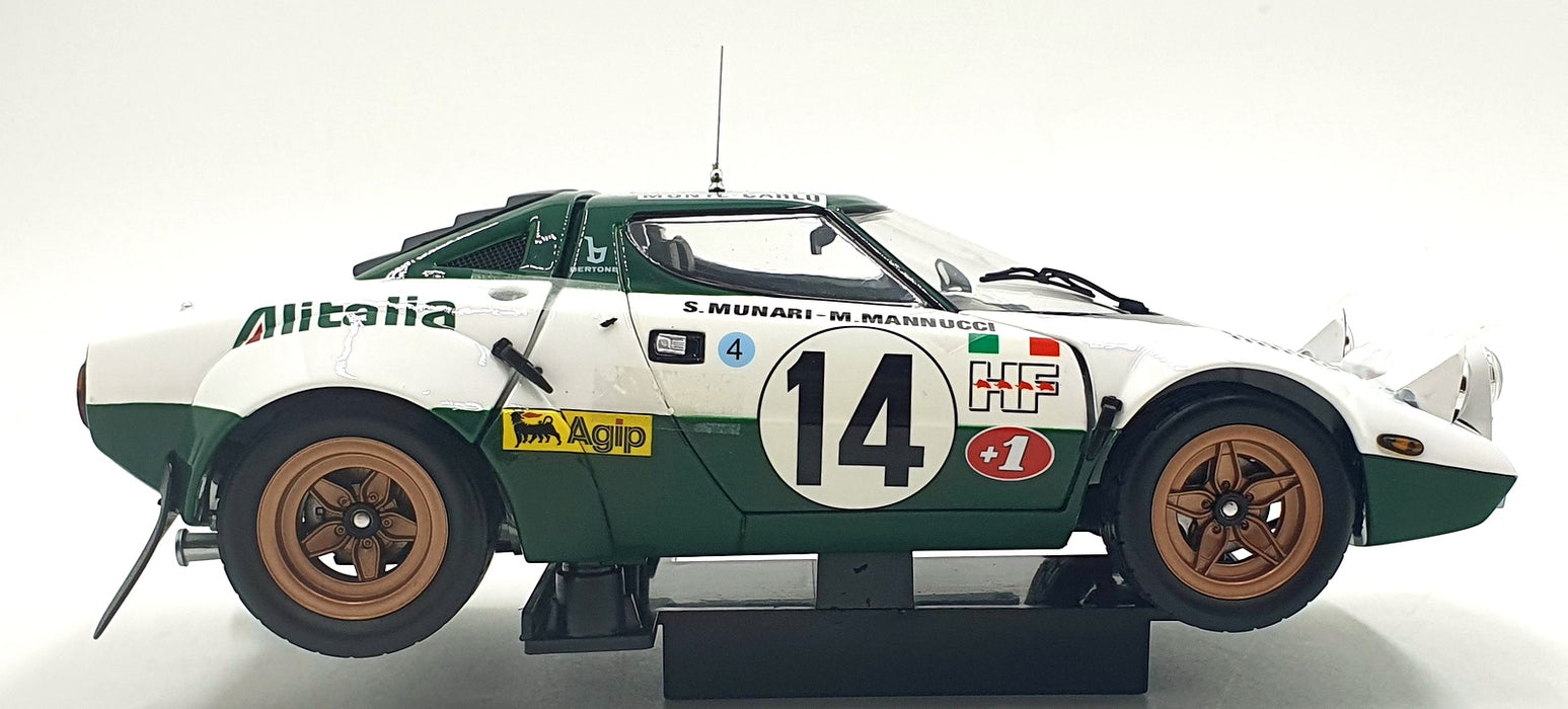 Kyosho 1/18 Scale KS08130E - Lancia Stratos HF #14 Monte Carlo 1975