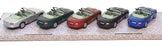 Cararama 1/43 Scale Diecast 255 - 5x Piece Jaguar XK8 Set