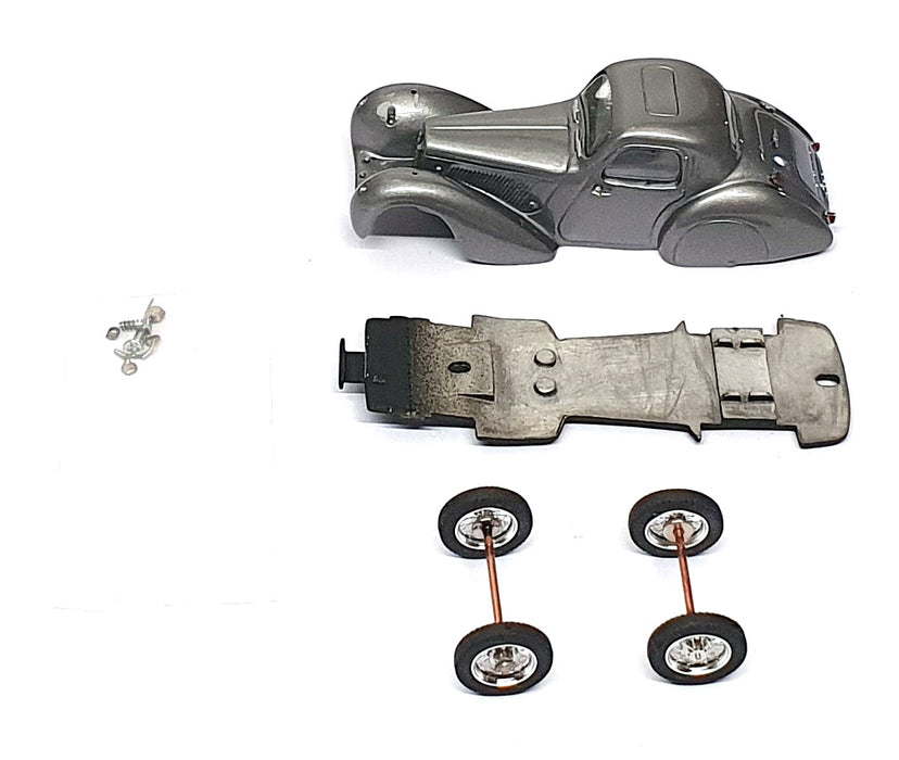 Milestone Miniatures 1/43 Scale GC34 - 1938 Jaguar SS100 Coupe - Silver