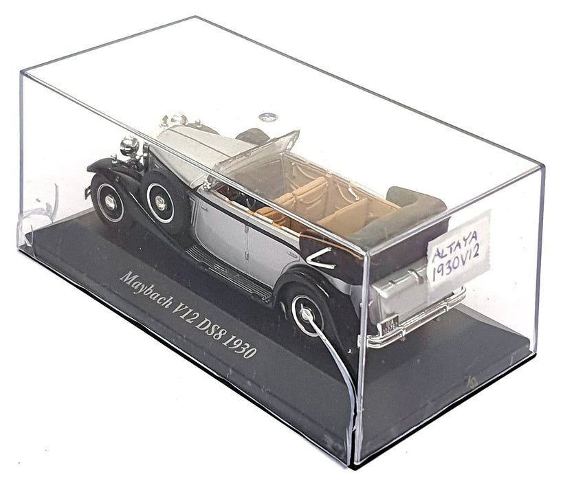 Altaya 1/43 Scale 1930V12 - 1930 Maybach V12 DS8 - Silver/Black