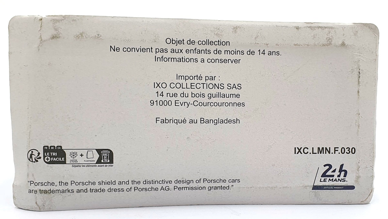 Altaya 1/43 Scale IXC.LMN.F.030 - Porsche 936/81 #11 24H Le Mans 1981 Ickx/Bell