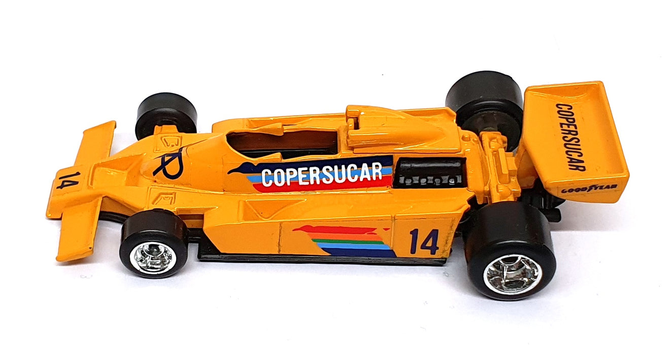 Polistil 1/41 Scale Diecast CE112 - Copersucar FA5 Race Car #14 - Yellow