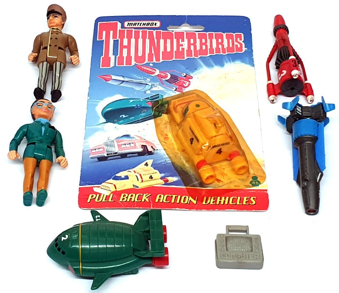 Matchbox & Other Brands TB061 - Thunderbirds Toys & Figures 7 Pieces