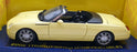Motor Max 1/24 Scale Diecast 73200 - 2002 Ford Thunderbird Convertible Yellow