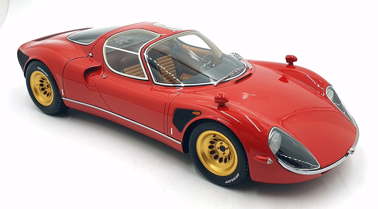 Premium ClassiXXs 1/12 Scale PCL40036 - Alfa Romeo Tipo 33 Stradale - Red