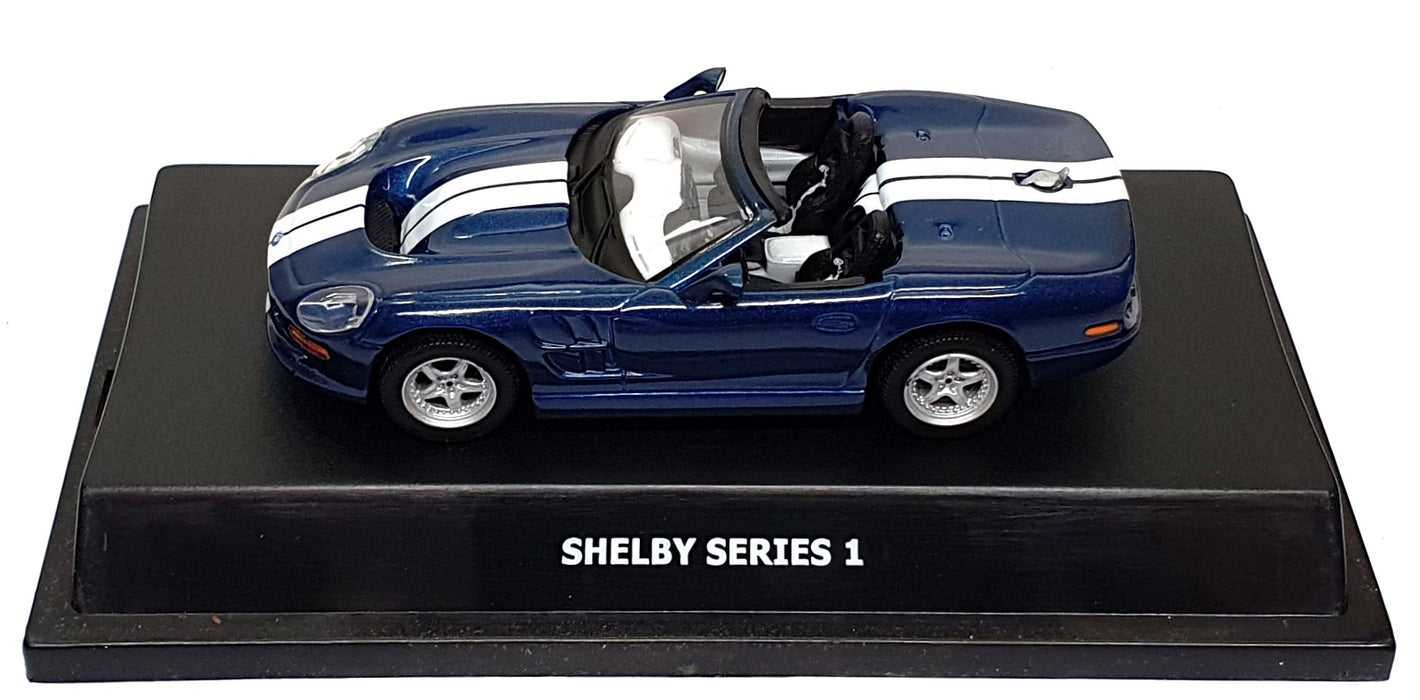 Maxi Car 1/43 Scale 10083 - Shelby Series 1 - Blue/White Stripes