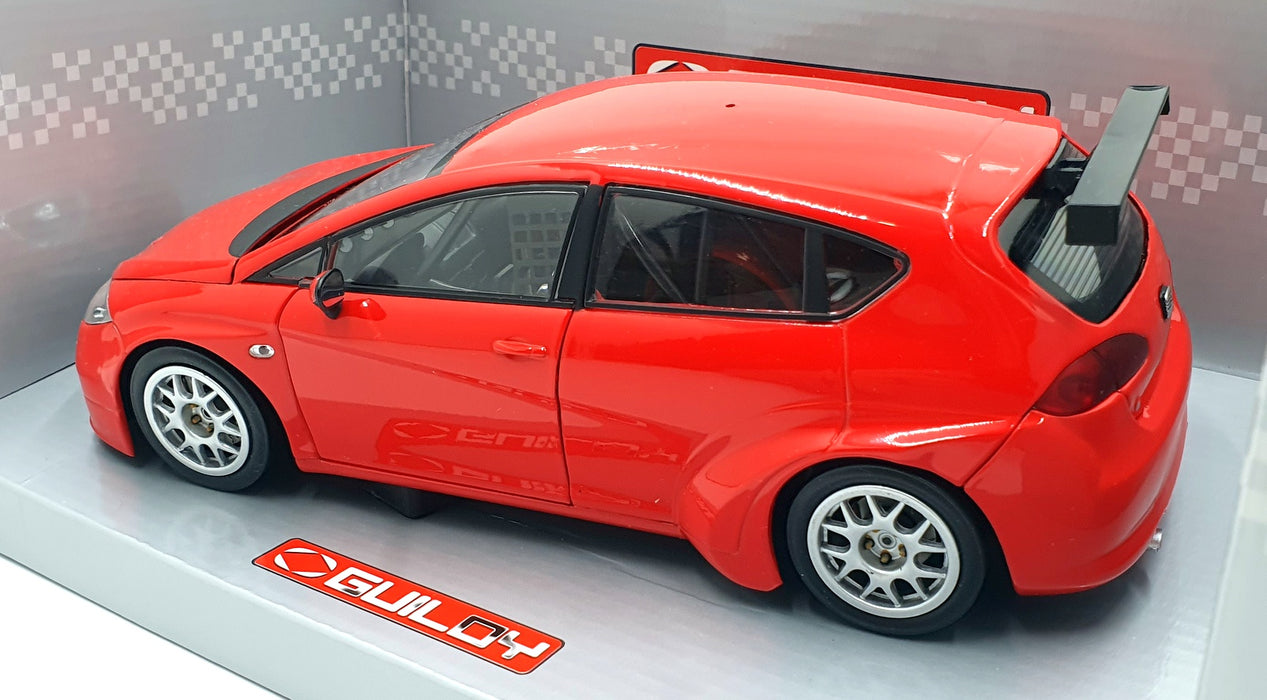 Guiloy 1/18 Scale Diecast 67501 - Seat Leon WTCC Test Car - Red