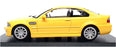 Maxichamps 1/43 Scale 940 020021 - 2001 BMW M3 Coupe (E46) - Yellow