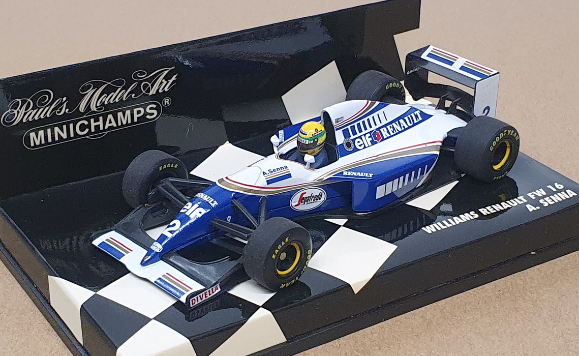 Minichamps 1/43 Scale 430 940002 - F1 Williams Renault FW16 A. Senna