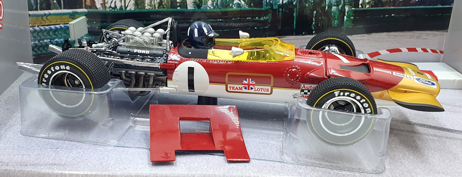 Quartzo 1/18 Scale Diecast 18210 - F1 Lotus 49B 1st #1 G.Hill Monaco GP 1969