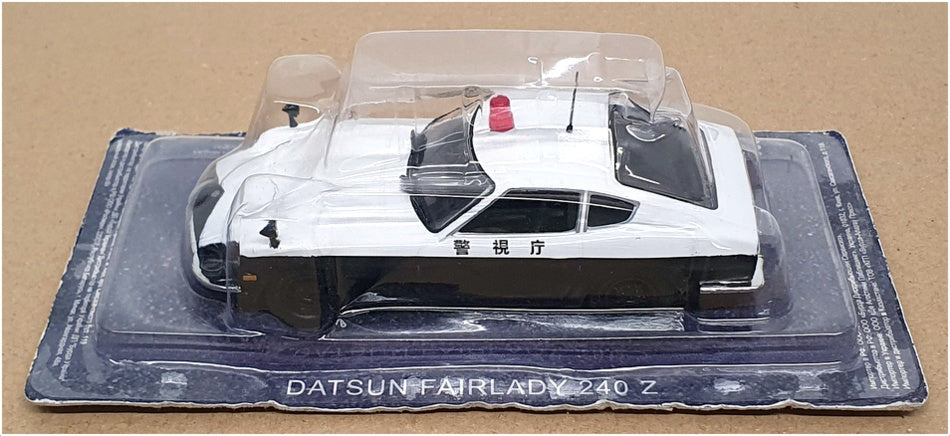 Altaya 1/43 Scale 2424B - Datsun Fairlady 240Z (Japanese Police) - White/Black