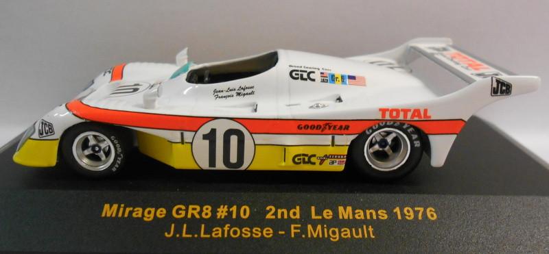 Ixo 1/43 Scale LMC063 - Mirage GR8 #10 2nd Le Mans 1976 J.L.Lafosse