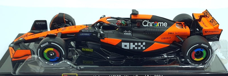 Burago 1/24 Scale Diecast 18-28033 - McLaren MCL38 #81 Miami Grand Prix 2024