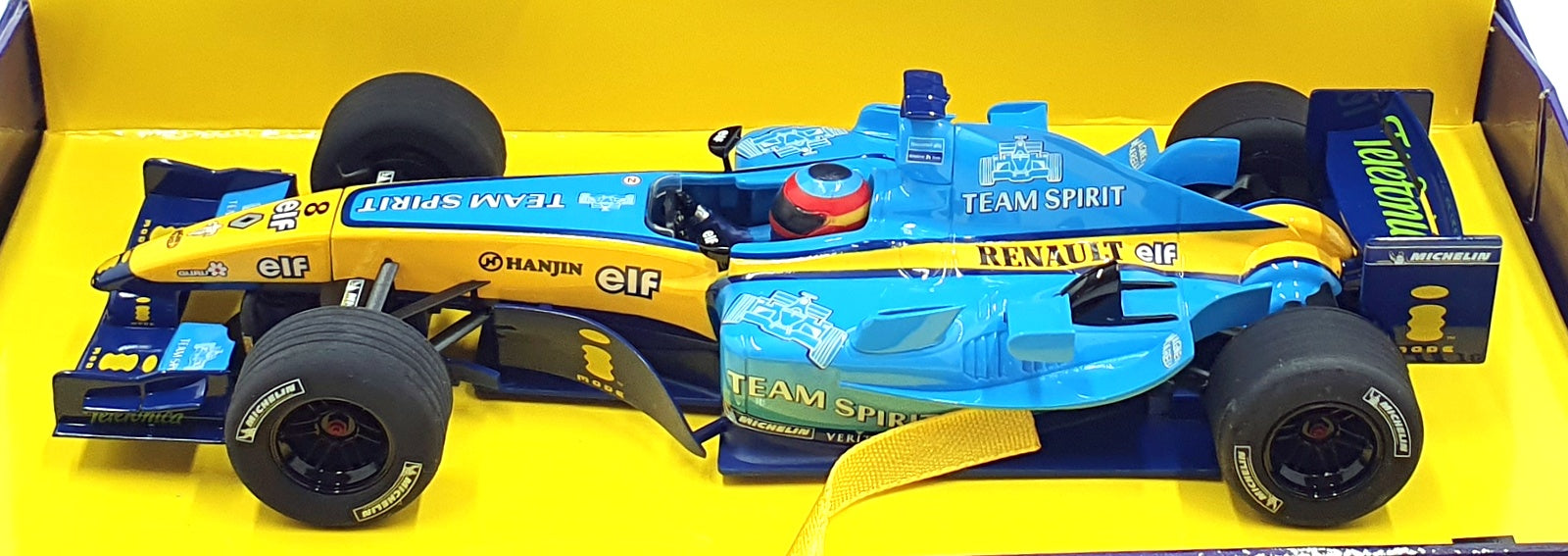 Scalextric 1/32 Scale Slot Car C2582A - Renault R24 #8 F1 Team Spirit Motorsport