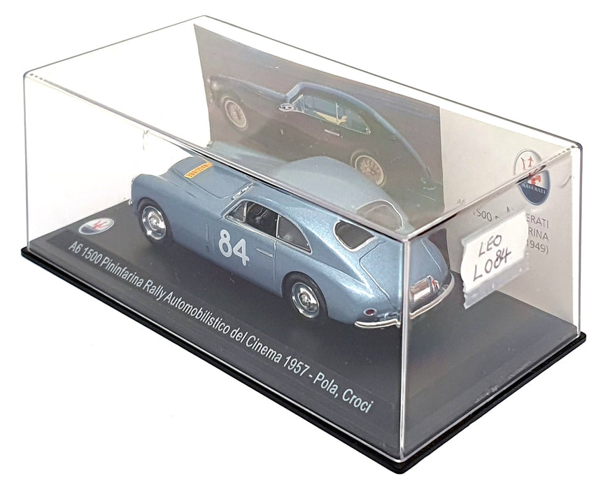 Leo Models 1/43 Scale L084 - Maserati A6 #84 Rally Del Cinema 1957 - Lt. Blue