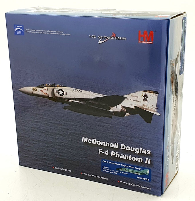 Hobby Master 1/72 Scale HA19032 McDonnell Douglas F-4H-1 Phantom II US Navy 1962