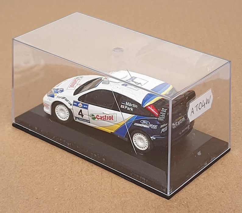 Altaya 1/43 Scale AT04W - Ford Focus WRC #4 Rally Acropolis 2003 - White/Blue