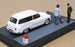 Altaya La Route Bleue 1/43 Scale DIR112 Simca Aronde Chatelaine Diorama - White