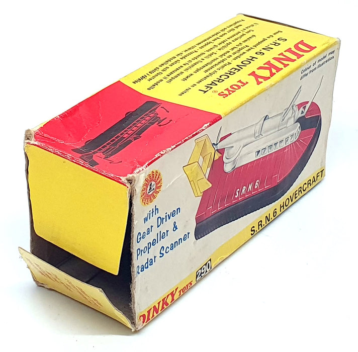 Dinky Toys 14cm Long Original Diecast 290 - SR.N6 Hovercraft - Met. Red