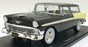 KK Scale 1/18 Scale KKDC181293 - 1956 Chevrolet Bel Air Nomad - Black