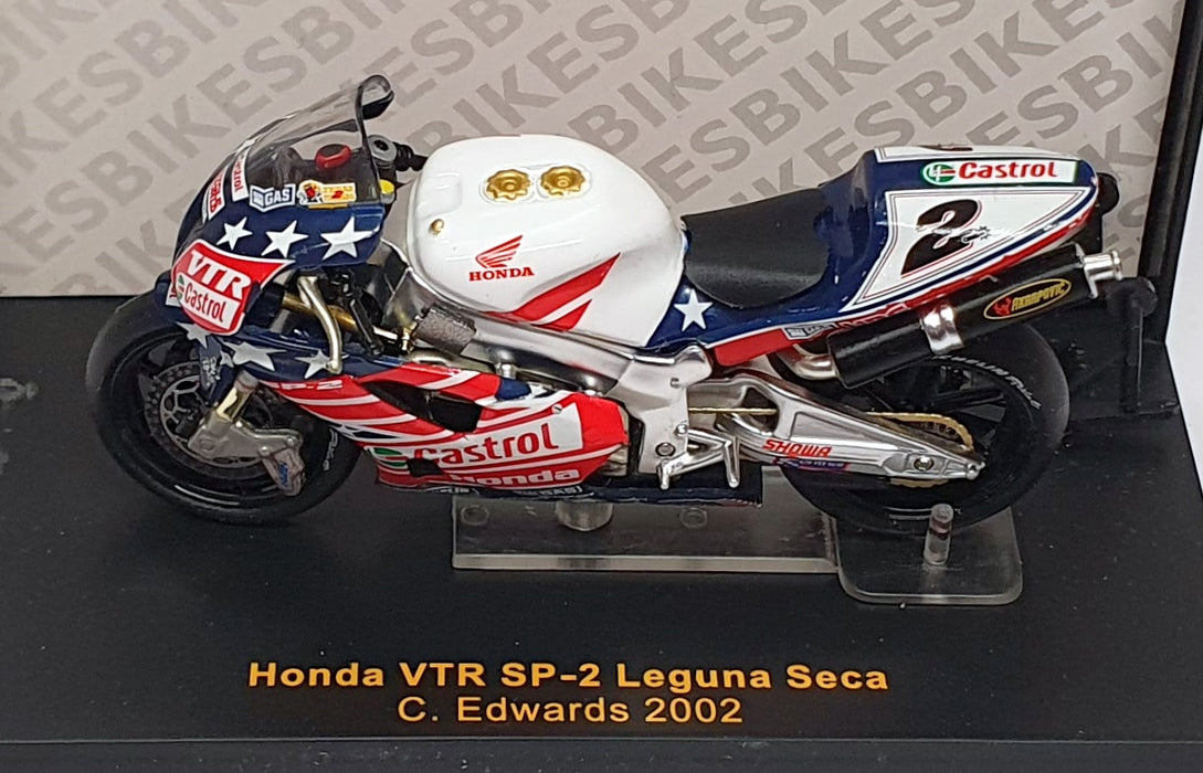 Ixo 1/24 Scale RAB044 - Honda VTR SP-2 Leguna Seca #2 C. Edwards 2002
