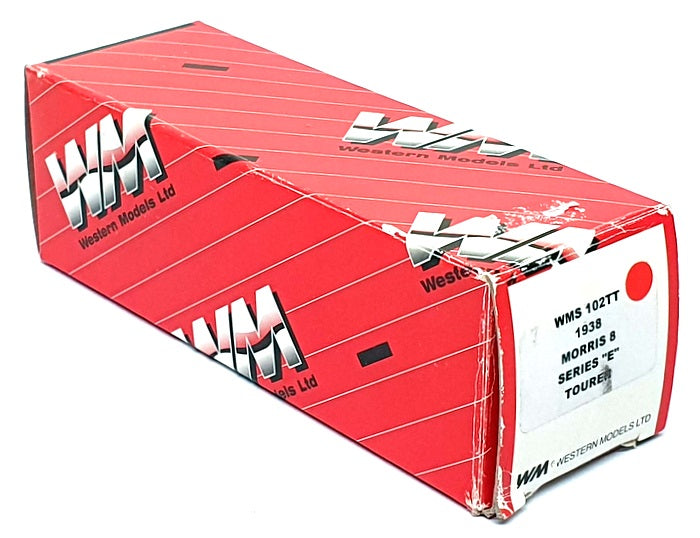 Western Models 1/43 Scale WMS102TT - 1938 Morris 8 Series E Tourer - Dk. Red