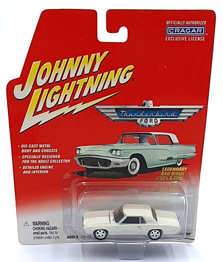 Johnny Lightning 1/64 Scale 455-02 - 1967 Ford Thunderbird Hardtop - White