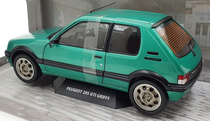 Solido 1/18 Scale Diecast S1801712 - Peugeot 205 GTI Griffe 1992 - Met Green