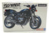 Aoshima 1/12 Scale Unbuilt Kit 63958 - 1989 Kawasaki ZR400C Zephyr Bike