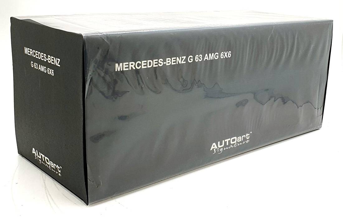 Autoart 1/18 Scale Diecast 76301 - Mercedes G63 AMG 6x6 Truck - Silver