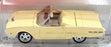 Johnny Lightning 1/64 Scale 992-01 - 1962 Ford T Bird Sports Roadster - Cream