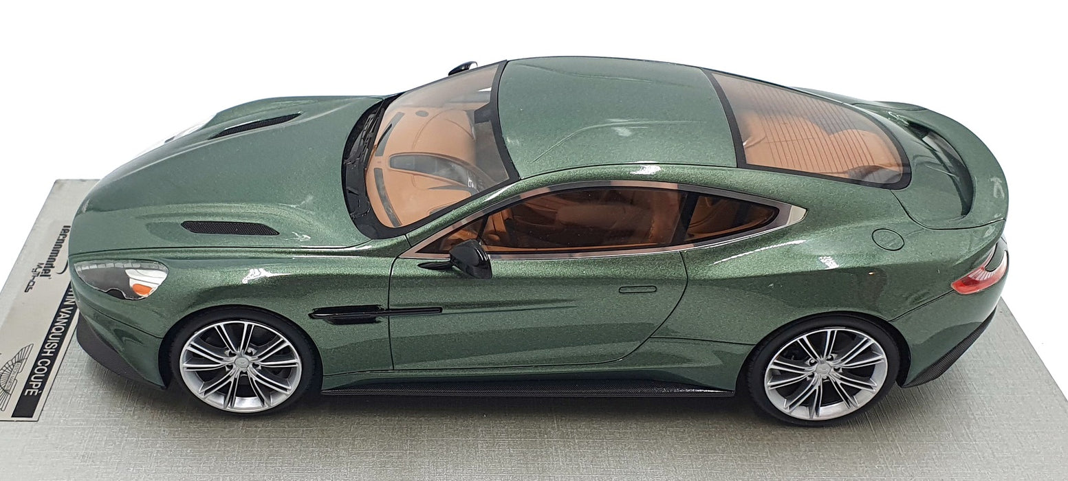 Tecnomodel 1/18 scale TM18-11U - Aston Martin Vanquish Coupe Appletree Green Met