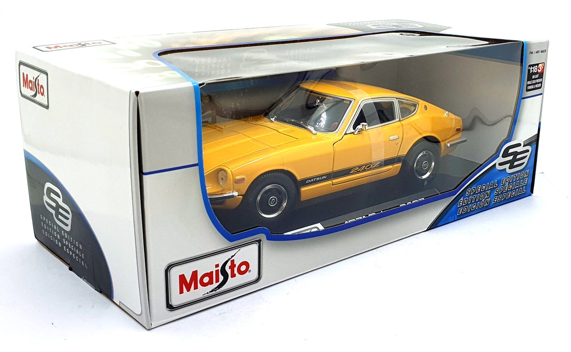 Maisto 1/18 Scale 46629 - 1971 Datsun 240Z - Yellow