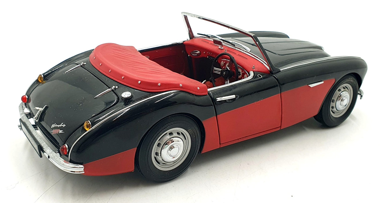 Kyosho 1/18 Scale Diecast 22426K - Austin Healey 3000 - Black/Red