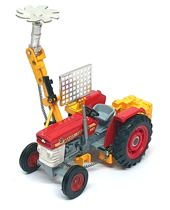 Corgi Toys Original Diecast 73 Massey Ferguson 165 Tractor With Saw - Red/Yellow