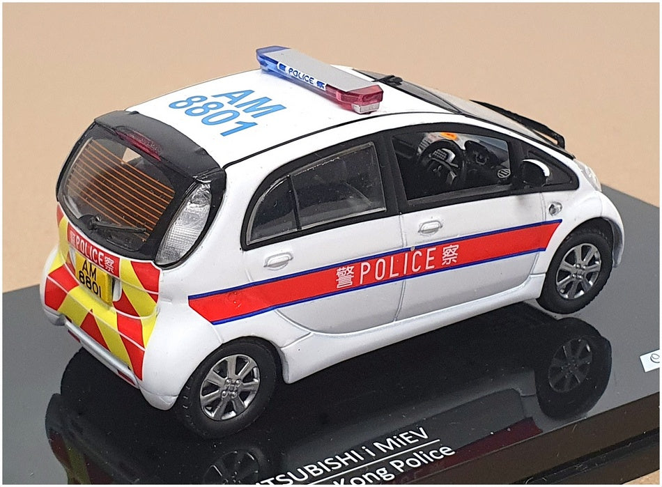 Vitesse 1/43 Scale 29289 - Mitsubishi i MiEV Hong Kong Police - White/Red