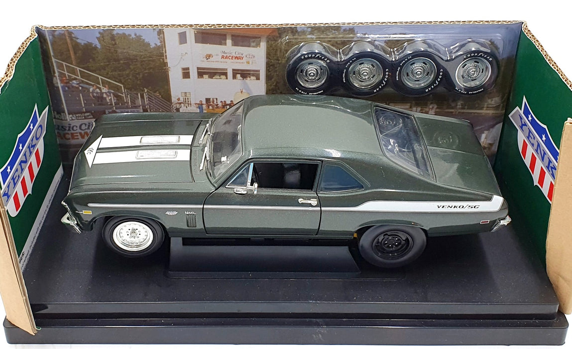 Ertl 1/18 Scale 29412P - 1969 Yenko Nova 427 Street/Strip - Green