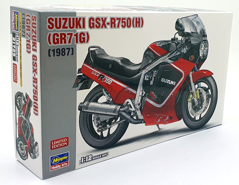 Hasegawa Kits 1/12 Scale 21725 - Suzuki GSX-R750(H) GR71G 1987