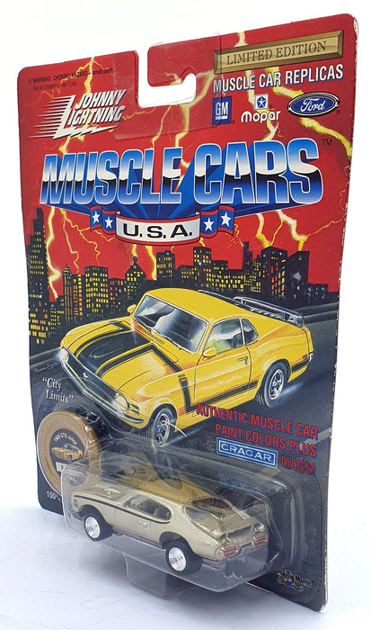 Johnny Lightning 1/64 Scale 200-180 - Muscle Cars 1969 Pontiac GTO Judge - Gold