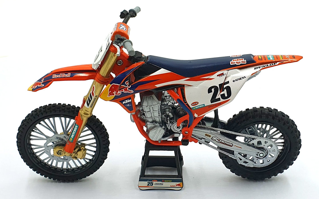 New Ray 1/10 Scale 57963 - KTM 450 SX-F Motorbike #25 Marvin Musquin